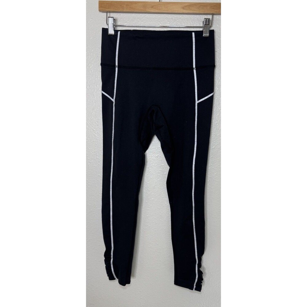 Free People FP Movement You’re A Peach Black Leggings Women’s Size Small